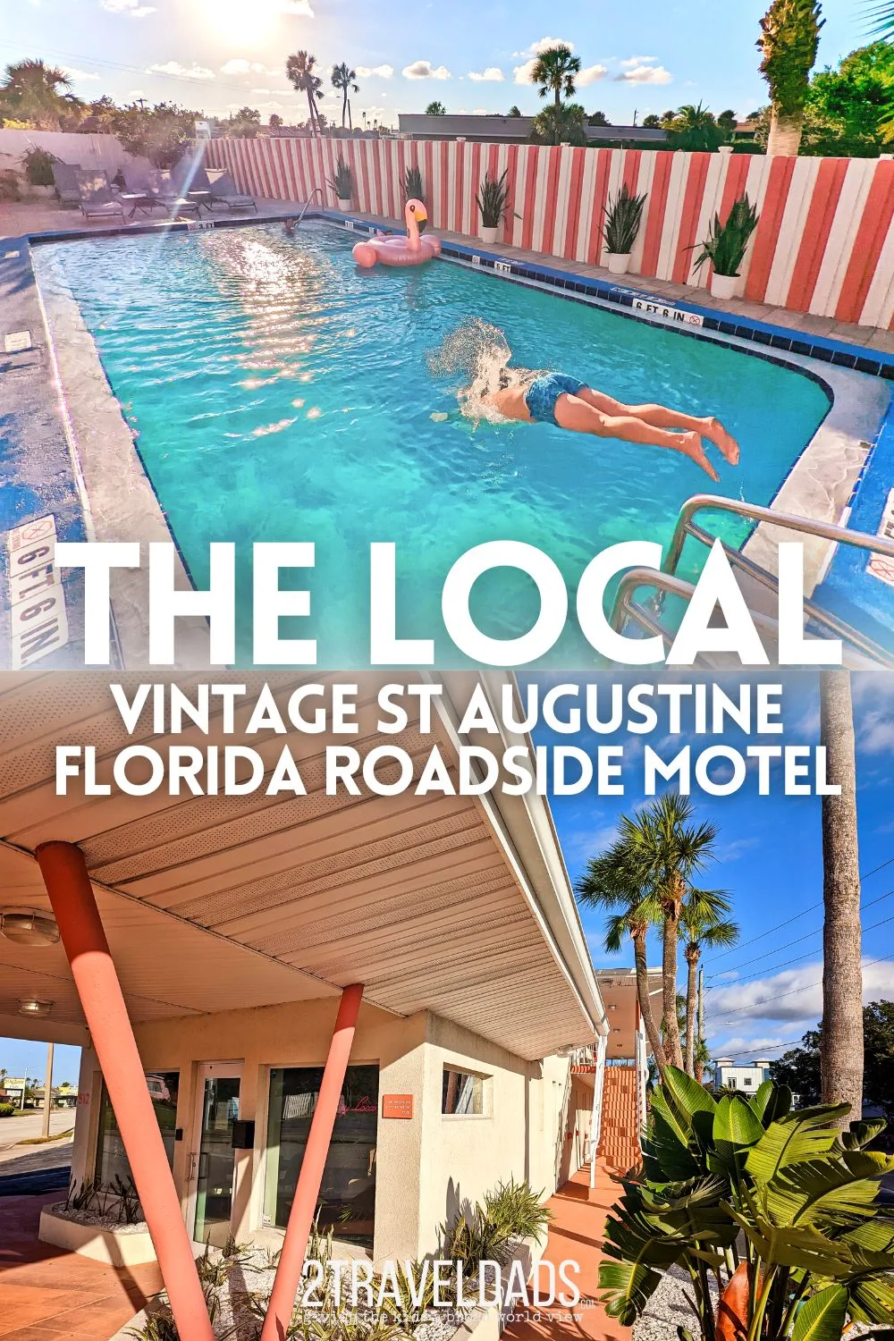 Review of the Local Inn St Augustine, Florida. Located on Anastasia Island, this vintage Florida roadside motel is a fun, comfortable and budget friendly hotel in St Augustine close to the beach and downtown.