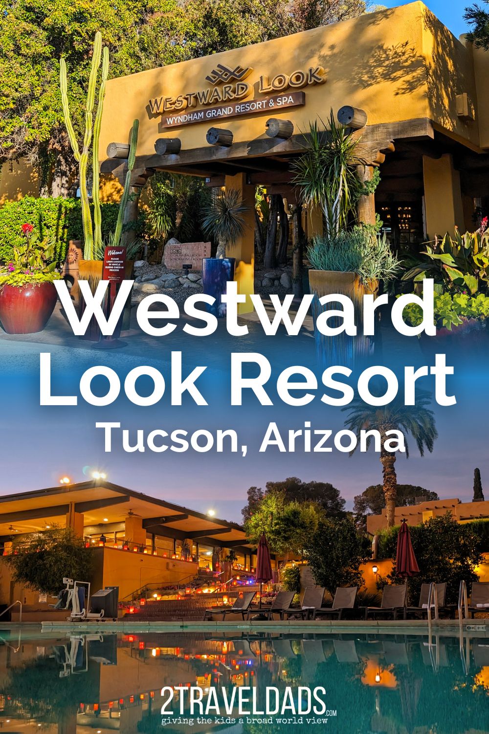 The Westward Look Resort in Tucson, Arizona is a great place to go for either relaxing or to have a home base for exploring the desert. Near the city of Tucson and Saguaro National Park, this beautiful vintage Arizona stay is family friendly AND peaceful all at the same time.