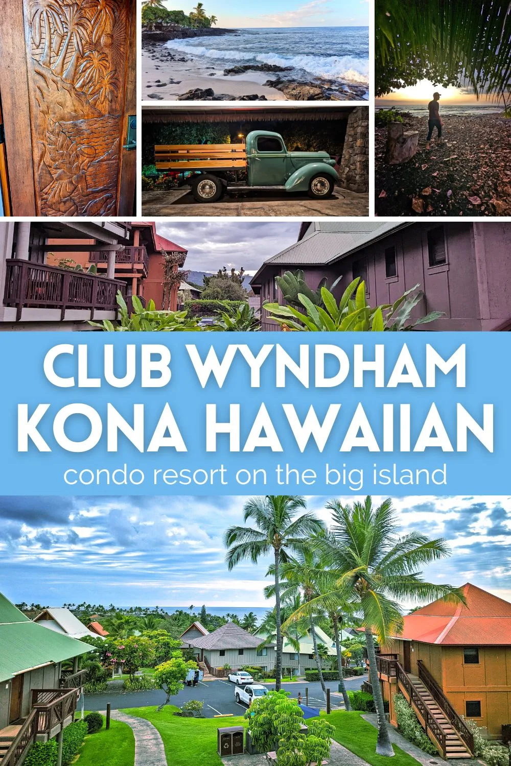 The Club Wyndham Kona Hawaiian is a condo resort located in Kailua-Kona on the Kona Coast of the Big Island. Complete review of accommodations, location and things to do in Kona. AND, is it a timeshare?