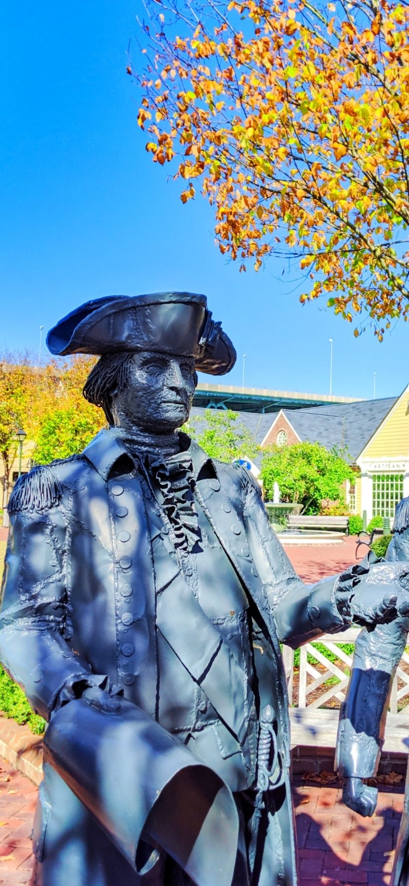 Revolutionary War Sculpture in Historic Yorktown Virginia