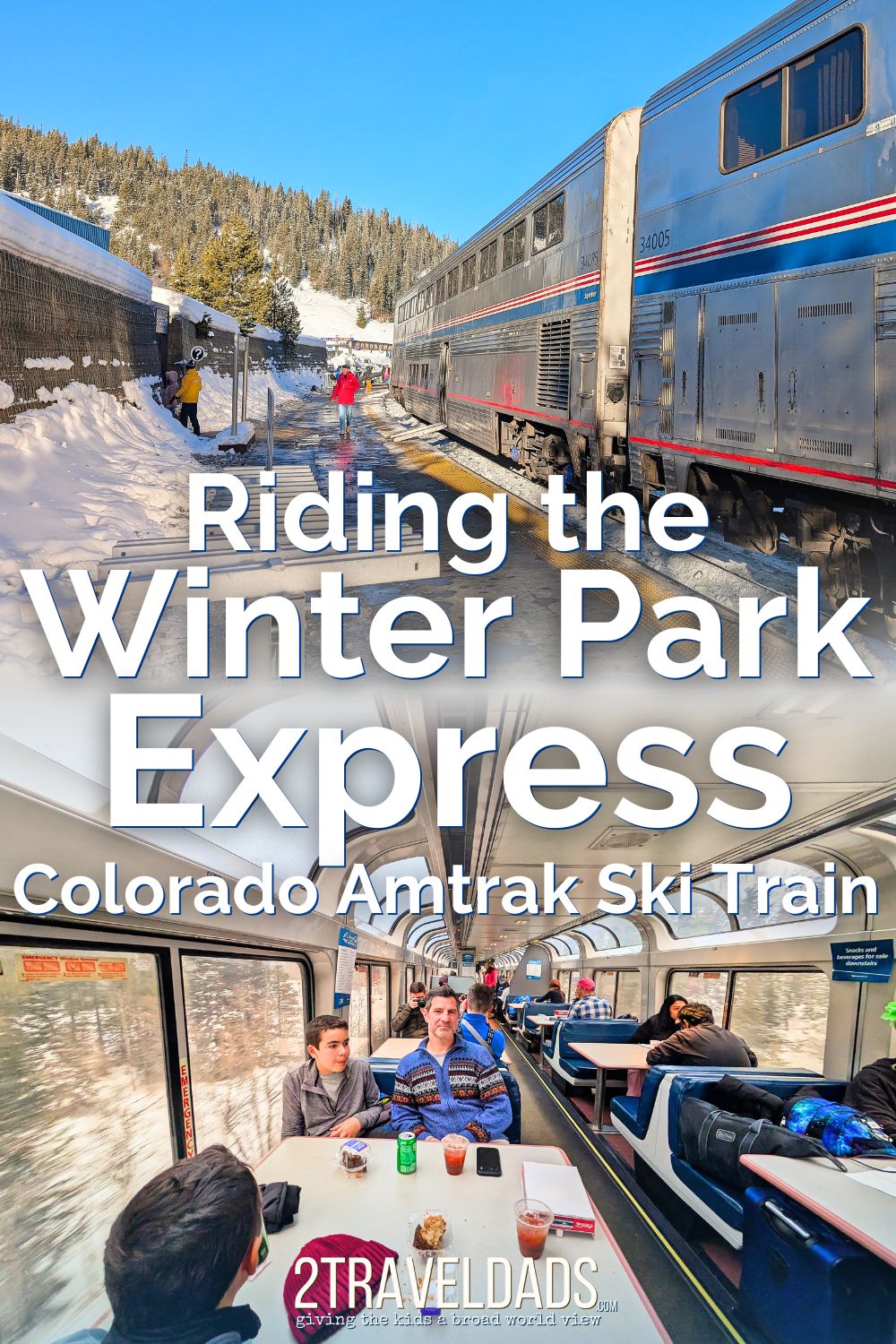 Did you know the Winter Park Express Ski Train is an Amtrak service directly from Denver to the ski slopes? We made the journey and have the full scoop on how to plan it and have a great trip on the Ski Train.