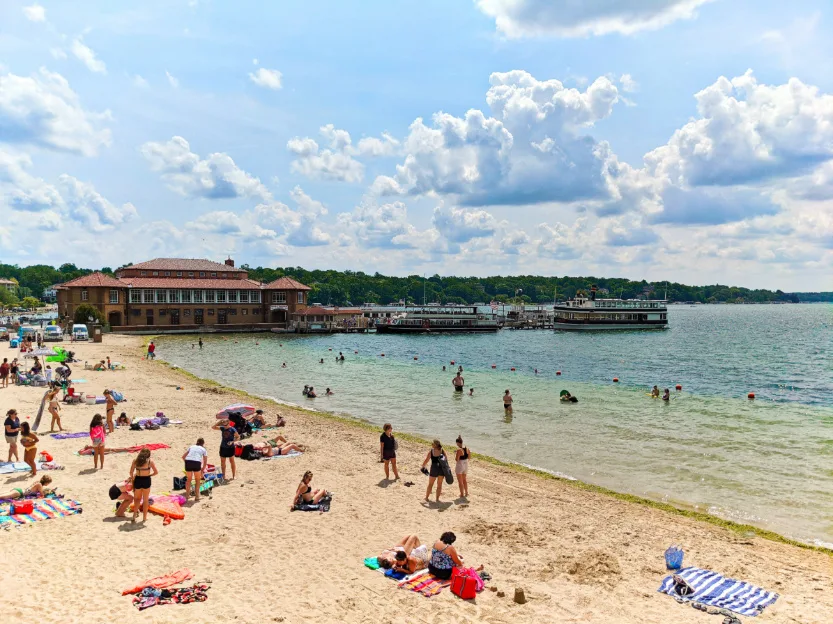 Riviera Beach Park at Lake Geneva Wisconsin 1