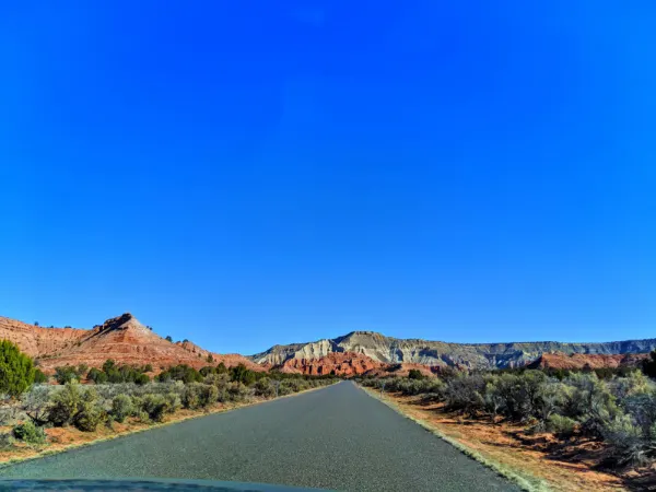 Road into Grand Staircase Escalante National Monument Utah 1