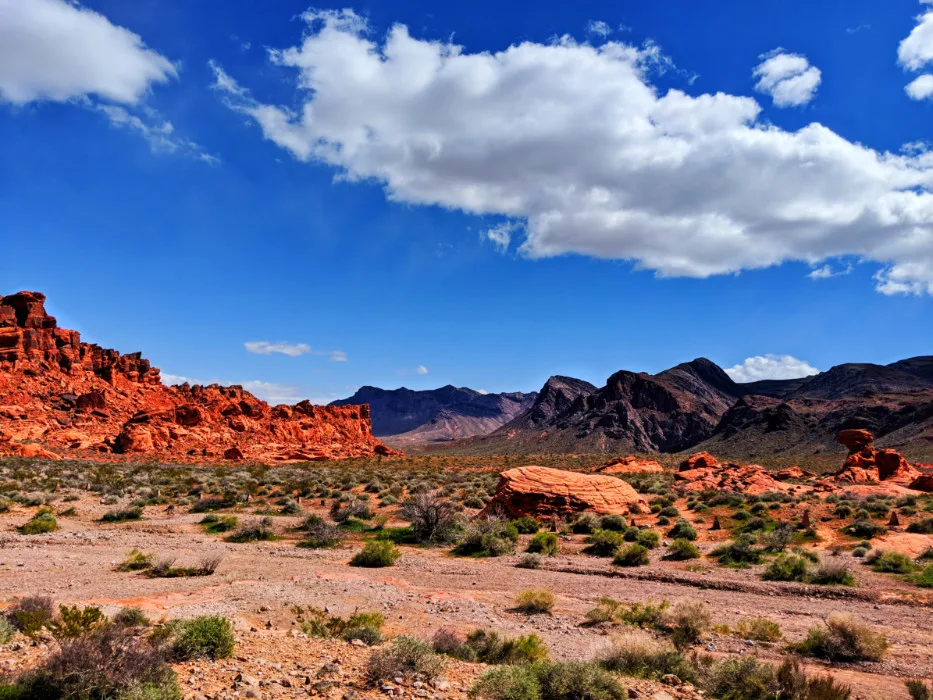 Road into Valley of Fire State Park Las Vegas Nevada 2