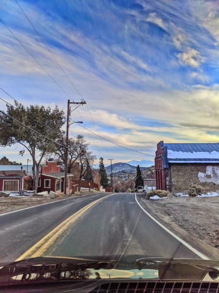 Road through Gold Hill Virginia City Nevada 2020 1