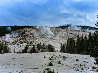 Roaring Mountain Yellowstone NP Wyoming 1