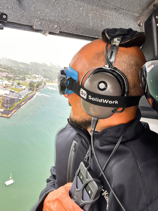 Rob Taylor Flying with Air Kauai Doors Off Helicopter Tour Kauai Hawaii 1
