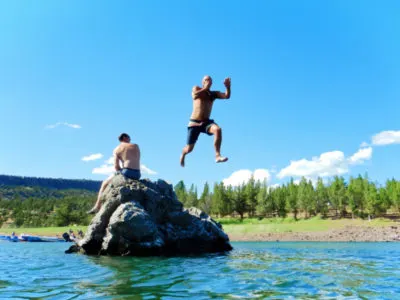 Rob Taylor Swimming area at Ochoco Lake Prineville Oregon 6