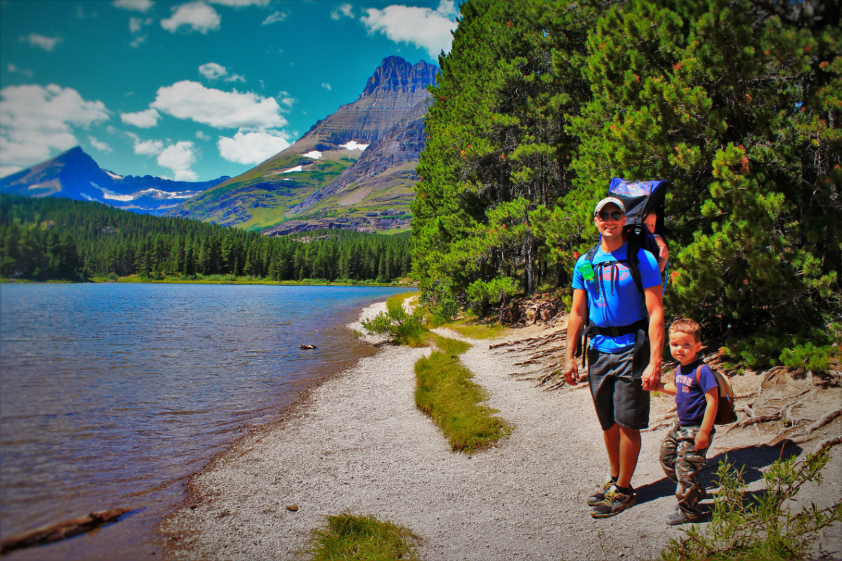 Rob Taylor and Dudes at Bullhead Lake Glacier National Park 1