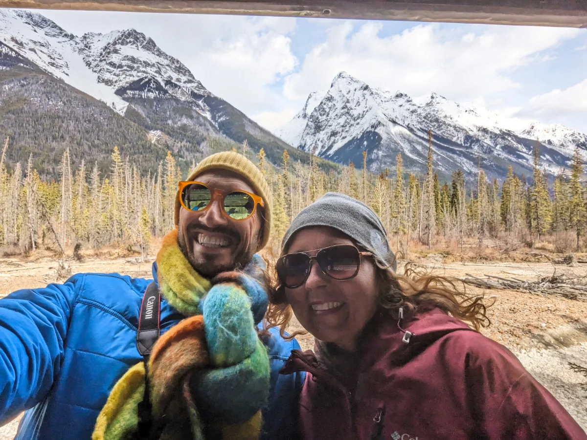 Rob Taylor and Kelly Blanchard on Rocky Mountaineer GoldLeaf Service First Passage to the West 3