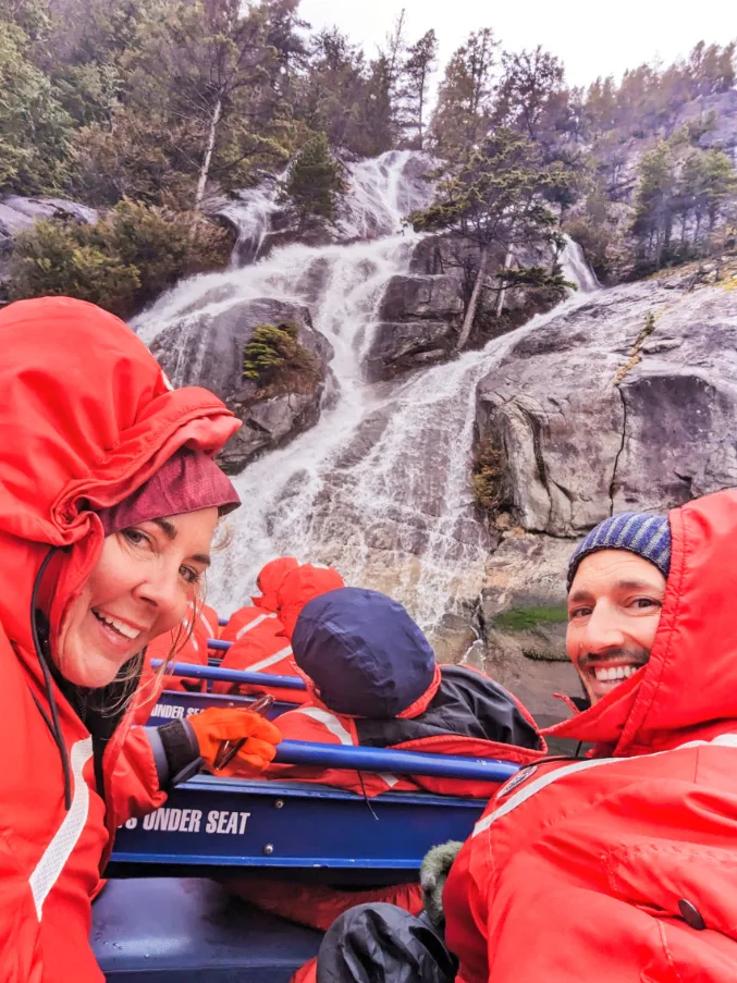 Rob Taylor and Kelly on Sewells Marina Zodiac Safari Whale Watching Tour West Vancouver BC 3