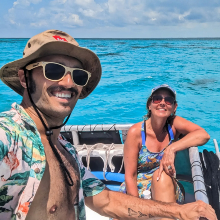 Rob Taylor and Kelly with Horizon Divers Key Largo Florida Keys 1