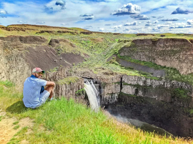 Rob Taylor at Palouse Falls State Park Columbia Gorge Washington 5