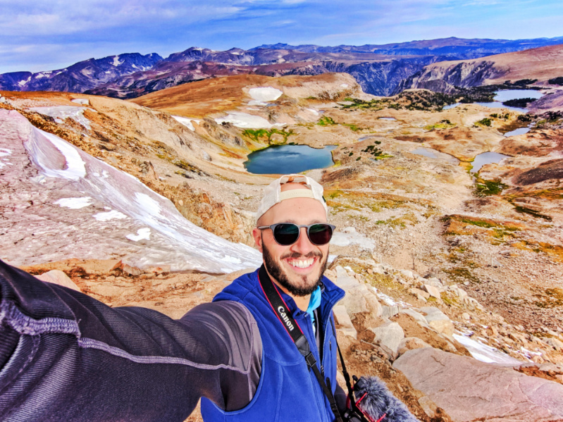 Rob Taylor at Summit of Beartooth Highway Yellowstone Country Montana 4