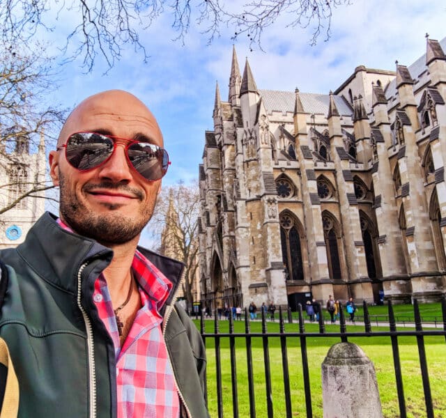 Rob Taylor at Westminster Abbey Parliament Square London 1