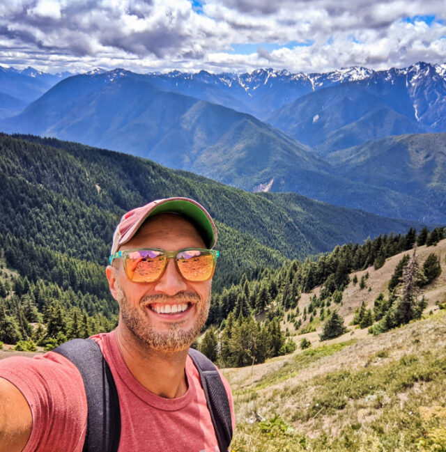 Rob Taylor hiking Hurricane Hill Trail Hurricane Ridge Olympic National Park Washington 7