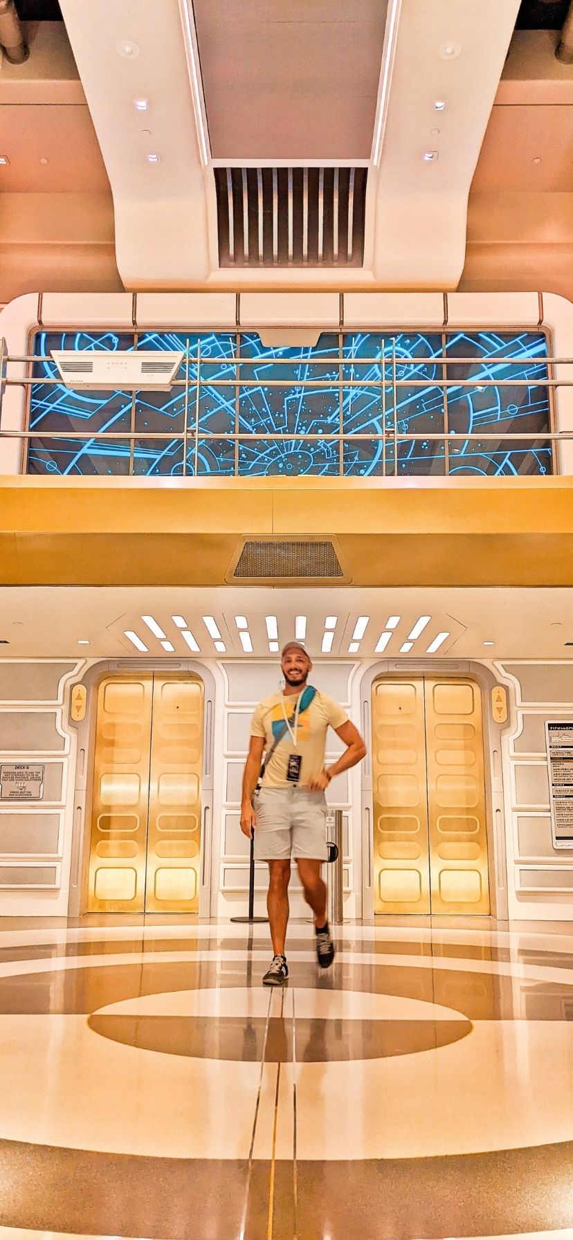 Rob Taylor in Lobby at Star Wars Galactic Starcruiser