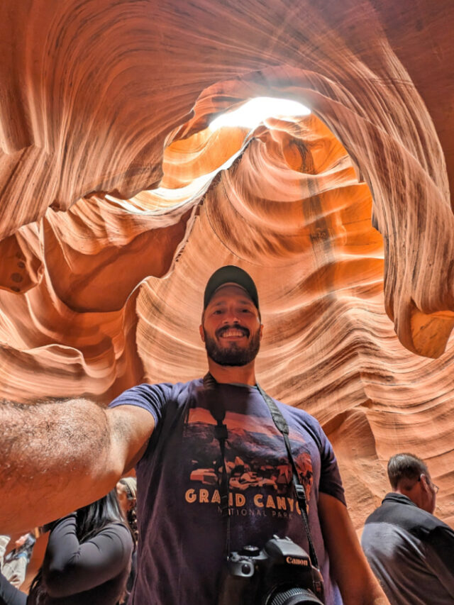 Rob Taylor in Lower Antelope Canyon Page Arizona 4