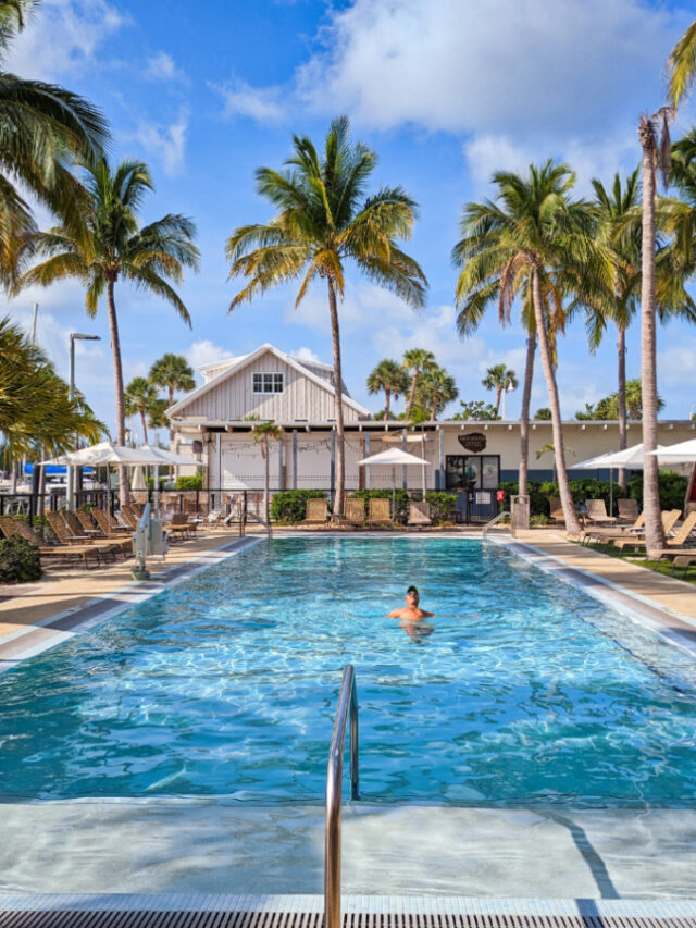 Rob Taylor in Swimming Pool at Perry Hotel Key West Florida Keys 4