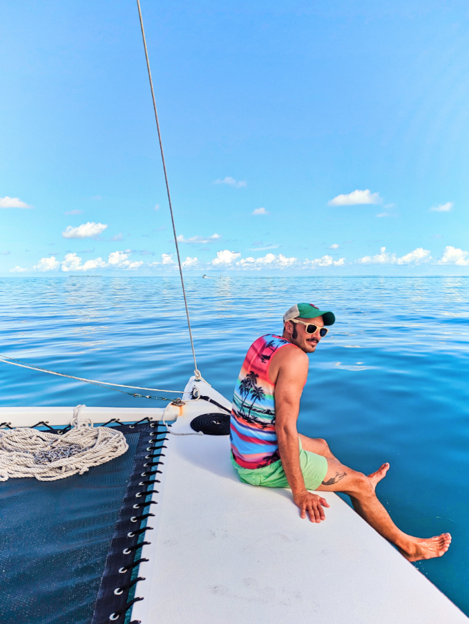 Rob Taylor on Java Catamaran with Key West Eco Tours Florida Keys 1