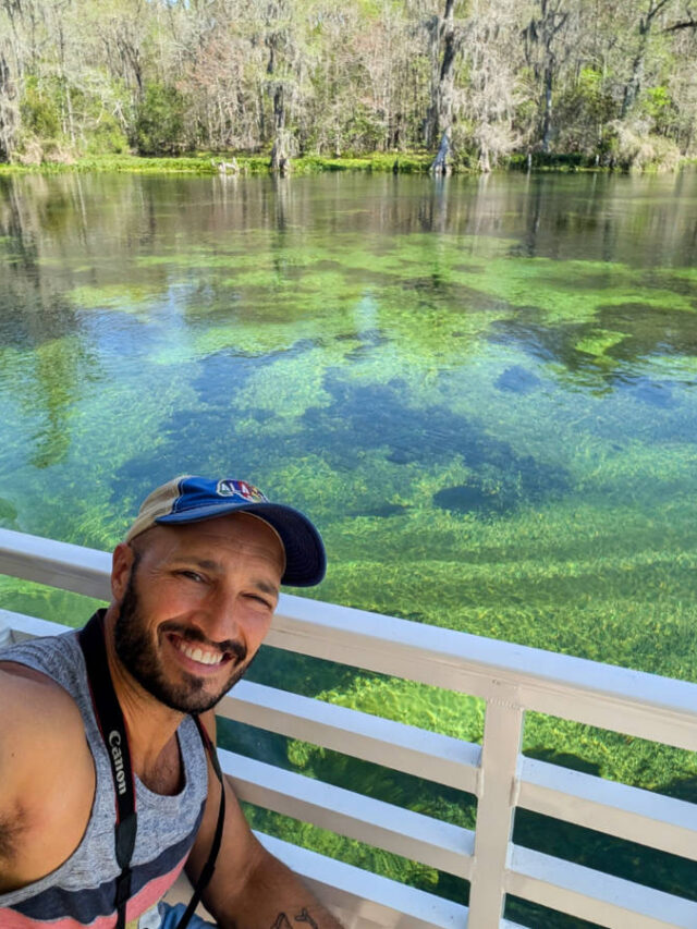 Rob Taylor on Jungle Cruise Boat Tour at Edward Ball Wakulla Springs State Park Tallahassee Florida 1