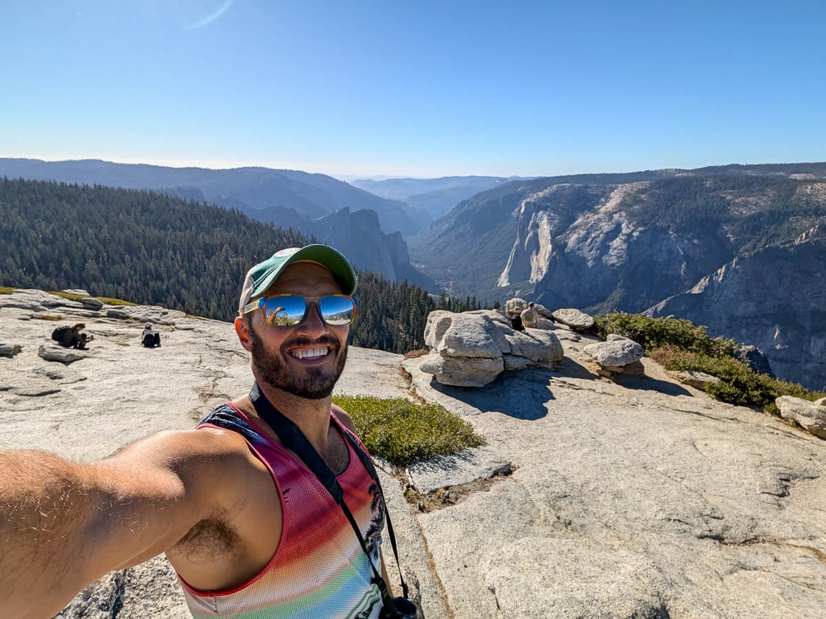 Rob Taylor on Sentinel Dome Trail Glacier Point Road Yosemite National Park California 1