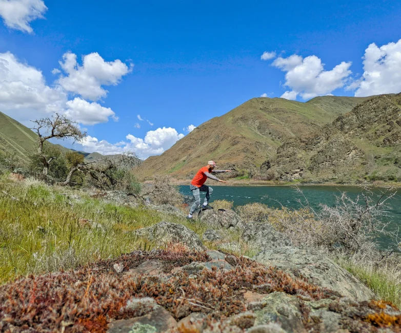 Rob Taylor on Snake River in Hells Canyon Lewiston Clarkston Idaho Washington 5