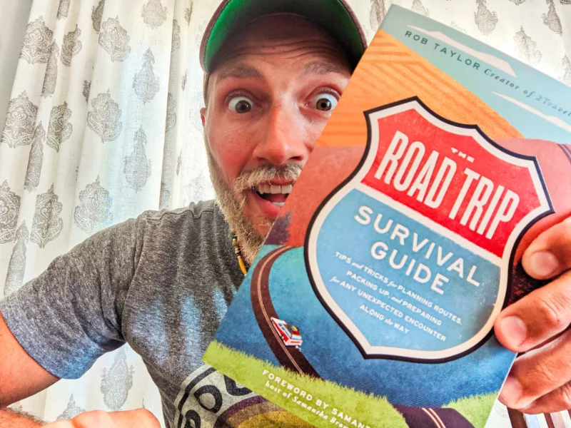 Rob Taylor with Road Trip Survival Guide 2021 6
