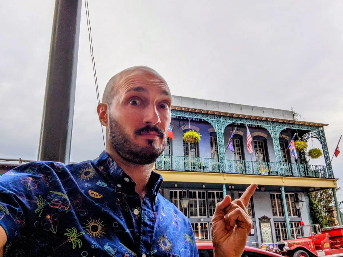 Rob Taylor with Wrought Iron Balconies in Historic District Pensacola Florida 3