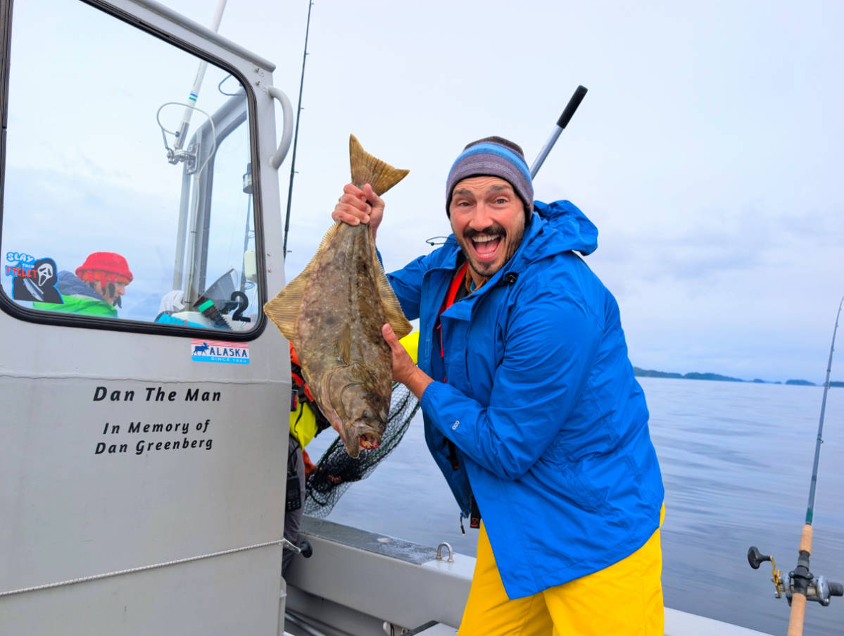 Rob Taylor with fish Caught on Mist Cove Boat Company Southeast Alaska 2