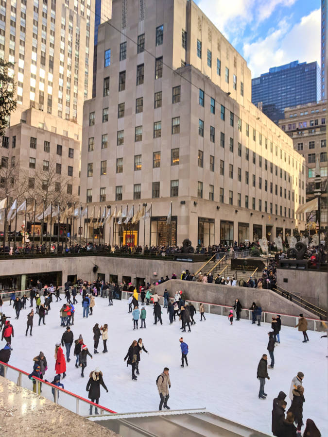 Rockefeller Center Ice Skating Rink New York City 1