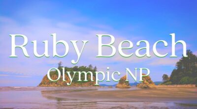 Ruby Beach in Olympic National Park is the prettiest beach in Washington. In a remote part of the Olympic Peninsula, it's the perfect add to a road trip or hiking adventure on the Pacific Coast. #beach #nationalpark #washington