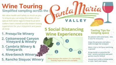 Wine tasting and social distancing are very possible in the Santa Maria Valley. These winemakers have set up special wine country experiences to ensure visitors can continue to enjoy Santa Barbara County wines.