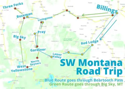 Montana is a gorgeous state with some of the coolest towns, both modern and old west. From Billings to Big Sky, we dig into the best sights and activities in Southwest Montana. Road trip itinerary to take you through the West and even Yellowstone! #roadtrip #Montana #yellowstone