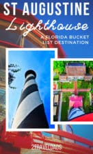 If you're in St Augustine, FL you need to visit the Saint Augustine Lighthouse! It's one of the tallest in the USA and is the prettiest lighthouse in Florida. Information on touring the lighthouse, maritime museum and more. #Florida #lighthouse #vacation