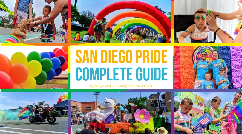 The San Diego Pride Festival and Parade are family friendly and welcoming to all. Complete information for Pride parade, 5k run, and festival details.