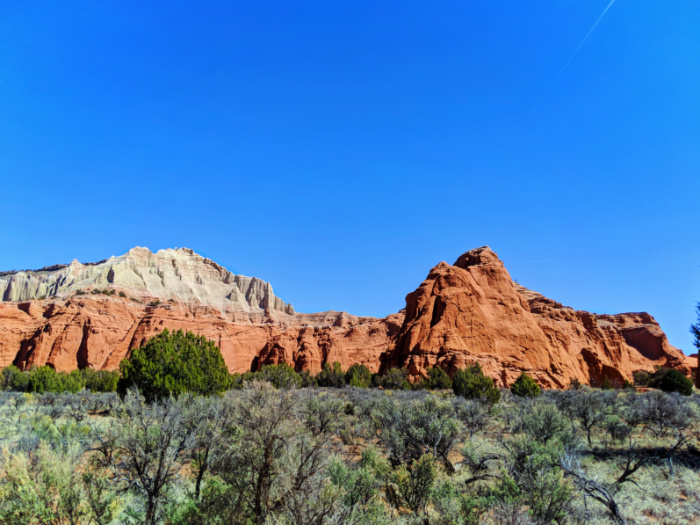 Sandstone rock formations in Kodachrom Basin State Park Utah 2