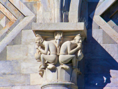 Santa Maria Assunta Sculptures at the Field of Miracles Pisa Italy 1