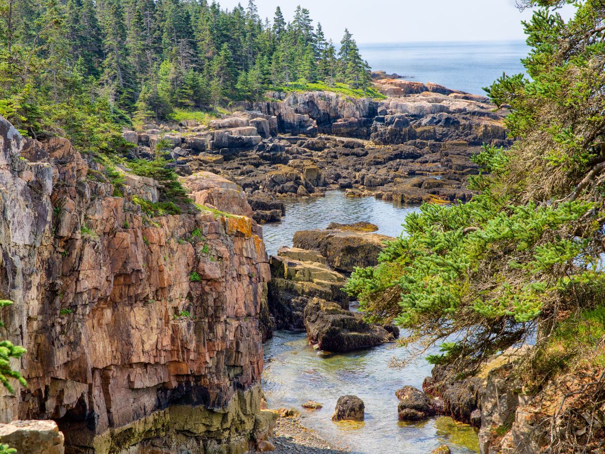 Schoodic Peninsula at Acadia National Park Maine