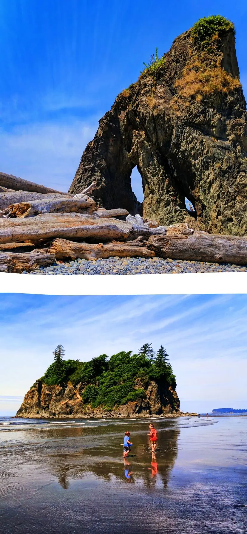 Sea Stacks at Ruby Beach Olympic National Park Web Story