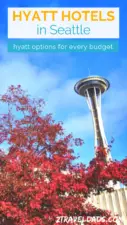 Seattle Hyatt Hotel locations reviewed for family travel, couples getaways and business travel. Recommendations for locations and hotel amenities at Hyatt Hotels in the Seattle area. 2traveldads.com #hotel #travel #seattle