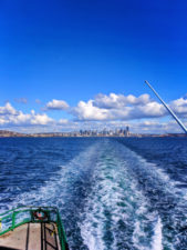 Seattle Skyline from Bainbridge Island Ferry 2