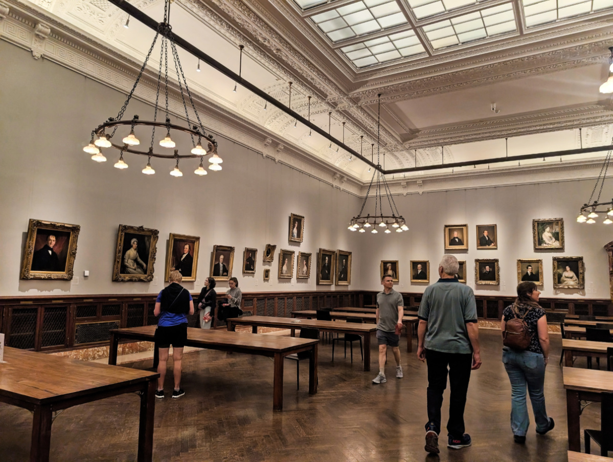 Second Floor Reading Room Gallery of New York Public Library 5th Ave New York City
