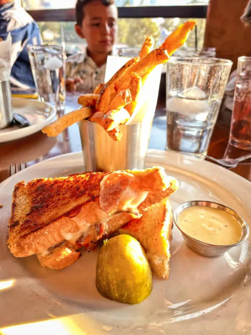 Short Rib Grilled Cheese Sandwich at Mammoth Tavern Mammoth Lakes California 1