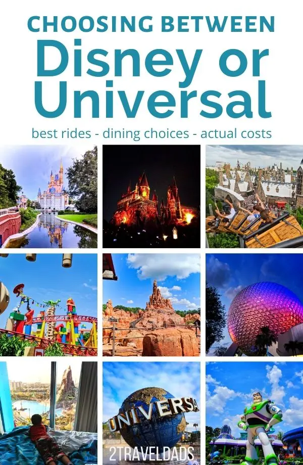 Not sure if you should choose Disney World or Universal Orlando? Thrill rides, family friendly options, dining, and overall costs broken down to help decide between Disney and Universal.