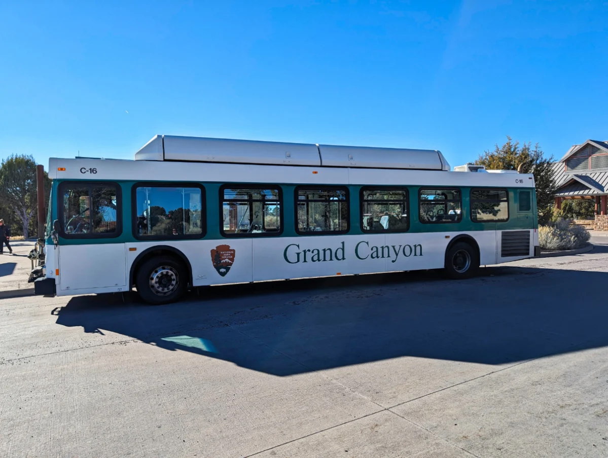 Shuttle Bus at Grand Canyon National Park Arizona 1