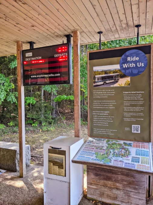 Shuttle System at Acadia National Park Maine 1