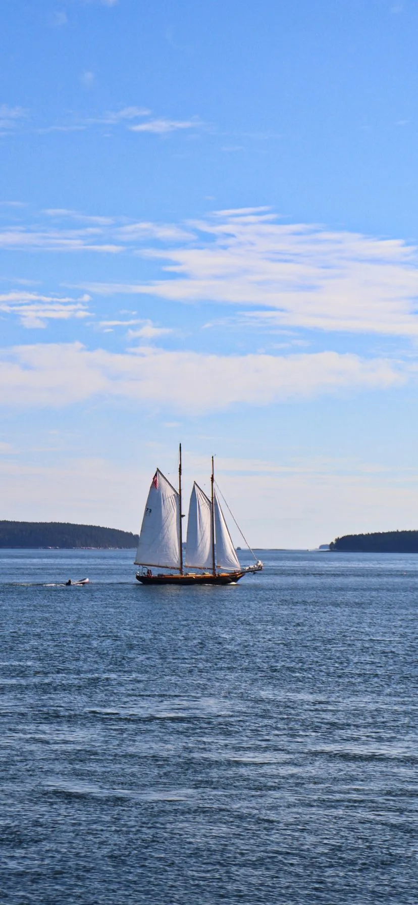 Sightseeing Schooner in Bar Harbor Maine Road Trip