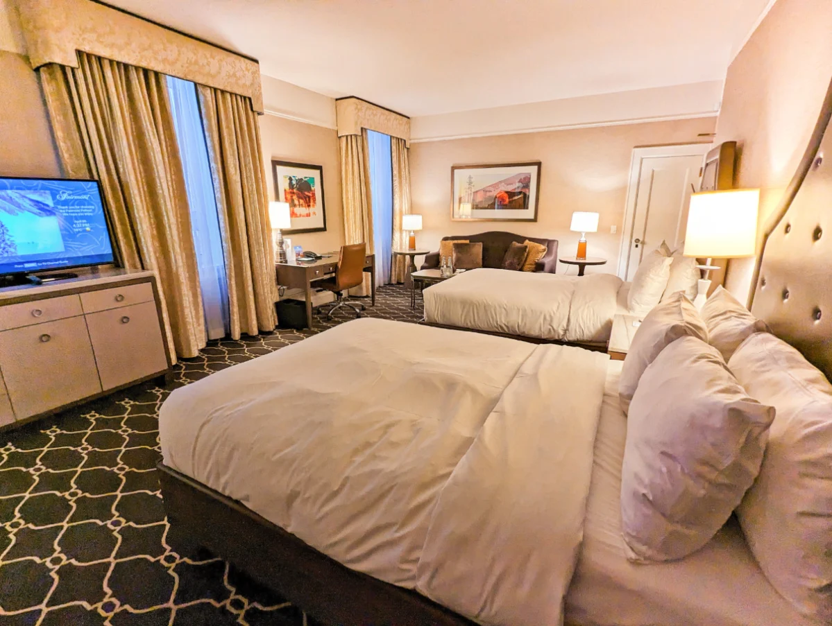 Signature Two Queen Room at Fairmont Palliser Hotel Downtown Calgary Alberta 3