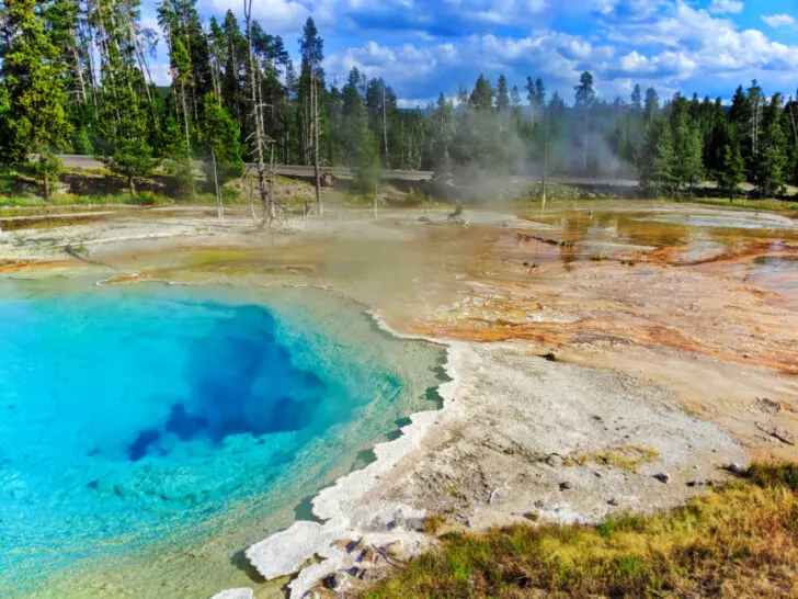 Silex Hot Spring at Fountain Paint Pots Geysers Yellowstone NP 2